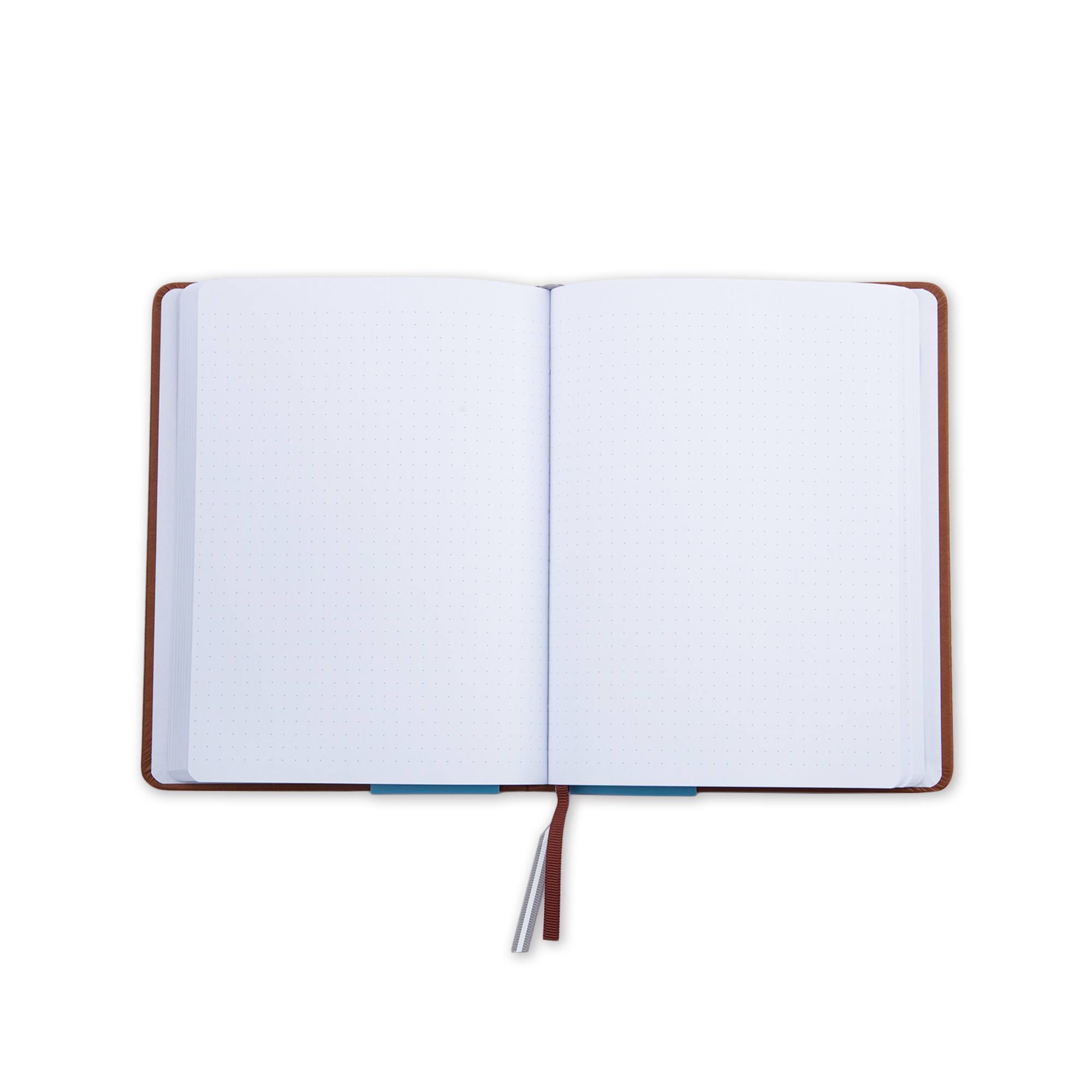 8 Pack: Cognac Hardcover Dot Journal by Artist's Loft™